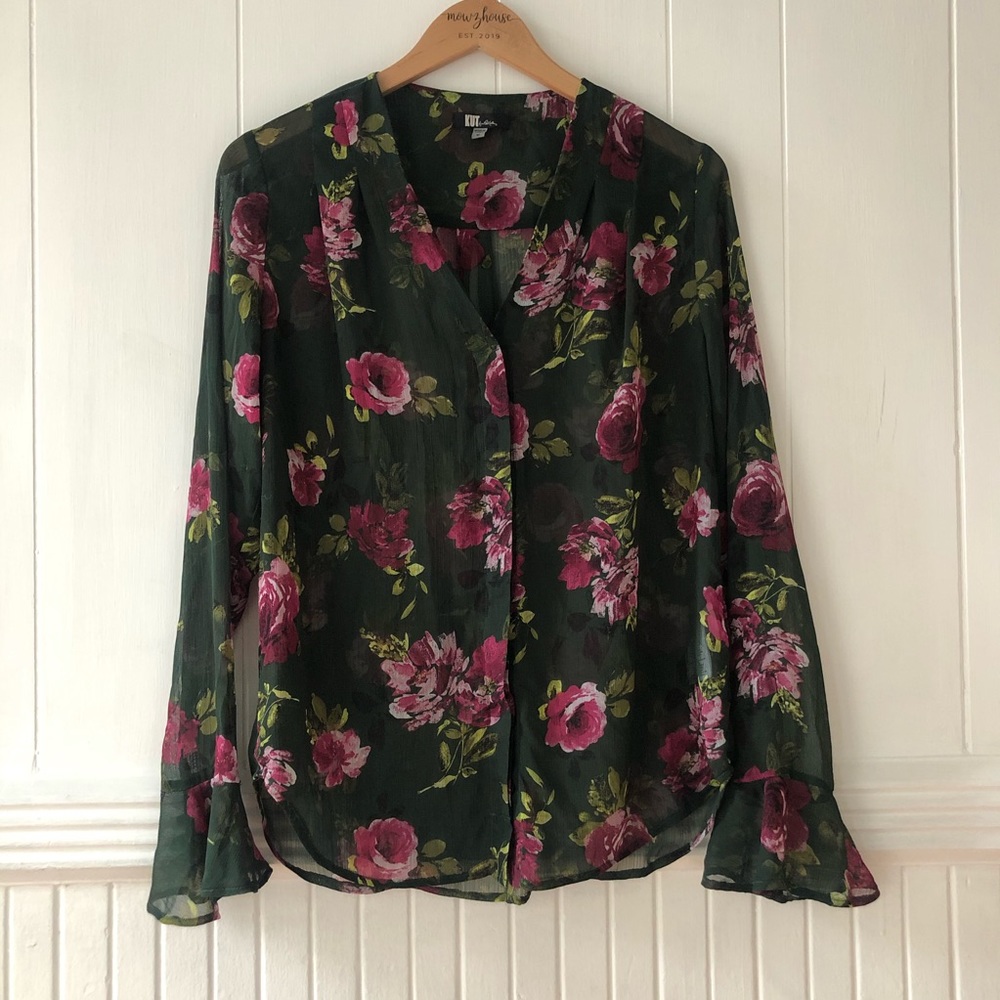 Kut from the Kloth Floral Top